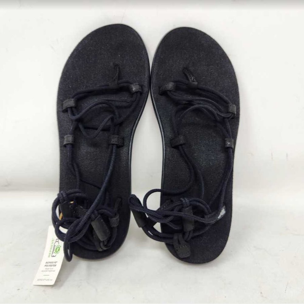 Women's 9 Teva W Voya Infinity sandals in black